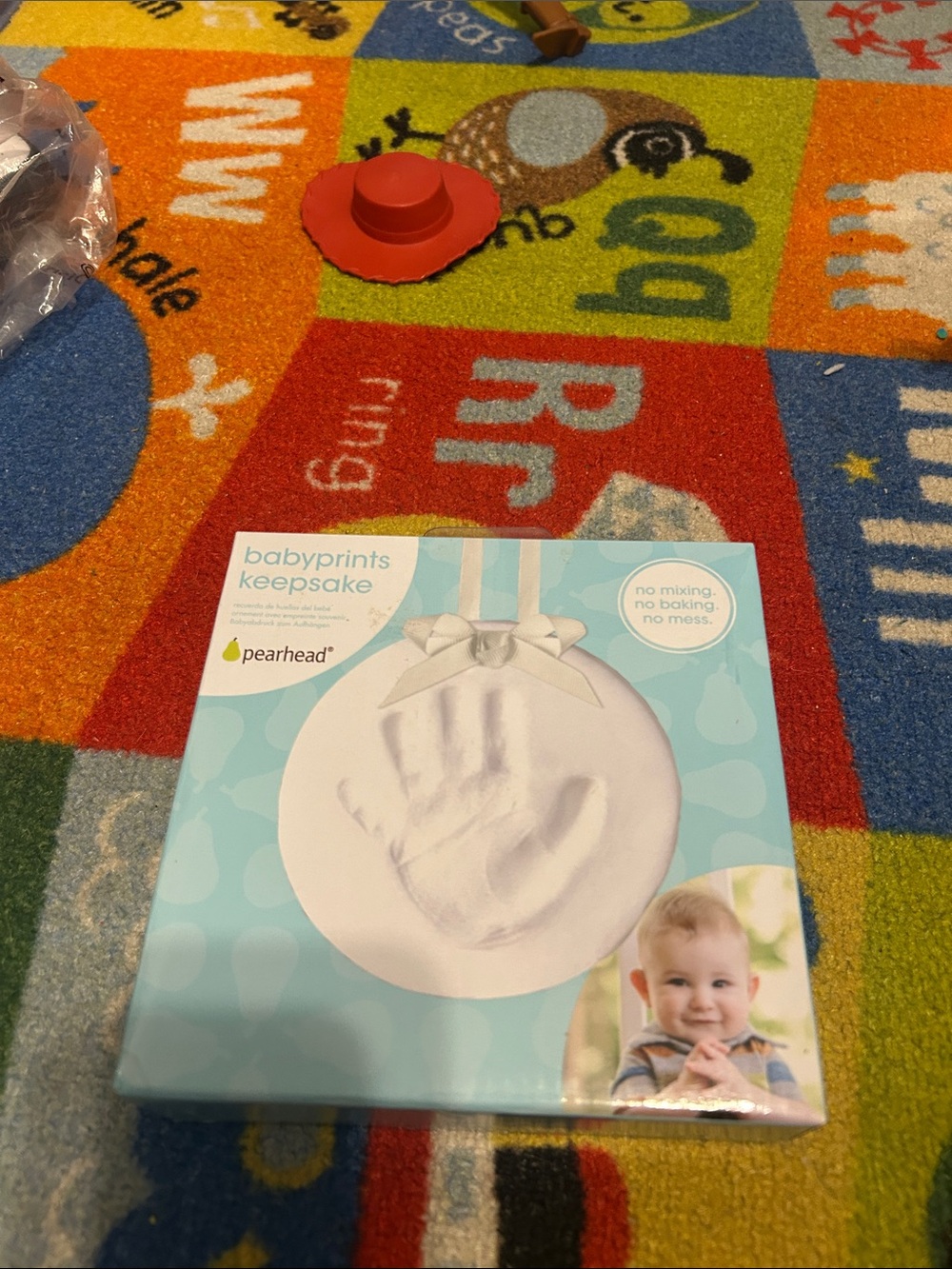 Pearhead Babyprints Keepsake Kit - Light Blue & White